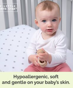 100% Organic Cotton Baby Crib Sheet (2 Pack) - Jersey Knit Soft Fitted Baby Sheet - Washable Crib Mattress Sheets for Baby Toddler Newborn Infant & Kids - Fits Standard Crib Toddler Mattresses 36 71botPTE76L