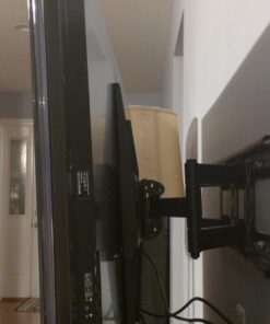 VideoSecu Tilt Swivel TV Wall Mount 32"- 70" LCD LED Plasma TV with VESA 200x200,400x400,up to 600x400 mm, Full Motion Articulating Dual Arm Mount Fits up to 24" Studs MW365B2H C20 57 71bpXts0 eL