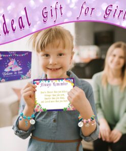 klmars Charm Bracelet Making Kit,Jewelry Making Supplies Beads,Unicorn/Mermaid Crafts Gifts Set for Girls Teens Age 5-12 34 71bpaGmz sL