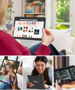 Tablet 10.1 inch Android 12 Tablet 2023 Latest Update Octa-Core Processor with 64GB Storage, Dual 13MP+5MP Camera, WiFi, Bluetooth, GPS, 512GB Expand Support, IPS Full HD Display (Black) Black 30 71bpn1ufnEL