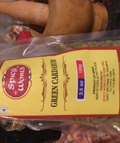 Spicy World Green Cardamom Pods 3.5 Oz - As Seen on Tik Tok - Premium Quality Whole Green Cardamom Pods | Vegan | Large | Aromatic Cardamon 3.5 Ounce (Pack of 1) 31 71bq7AJo0uL