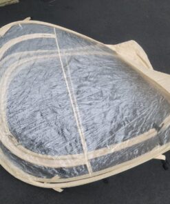 EighteenTek Holiday Decoration Sports Tent with Sealed Floor - Instant Tent Shelter - Outdoor Bubble Tent 1-6 Person - Rain Tent Camping Sun Shelter Pop Up - Clear, Patent Pending Protected Design 72"x72"x65"h 56 71bqqeVI6pL 2