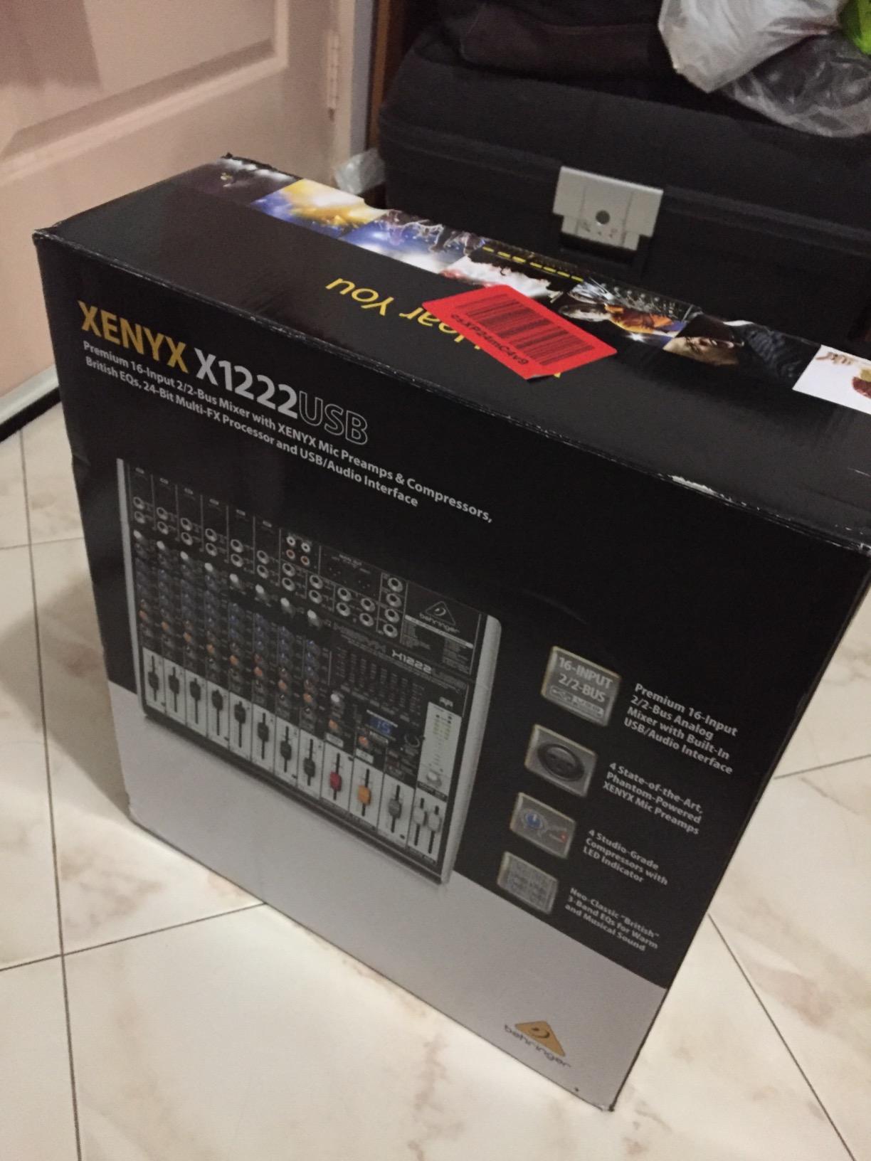 Behringer Xenyx X1222USB Mixer With USB And Effects Swiftsly