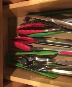 StarPack Basics Silicone Kitchen Tongs (9-Inch & 12-Inch) - Stainless Steel with Non-Stick Silicone Tips, High Heat Resistant to 480°F, For Cooking, Serving, Grill, BBQ & Salad (Cherry Red) Basic (Heat Resistant 480°F) Cherry Red 26 71bsHotbhsL