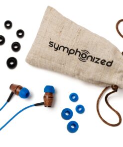 Symphonized XTC Premium Genuine Wood in-Ear Noise-isolating Headphones with Microphone (Blue Nylon Cord) 11 71bsKmWrxUL