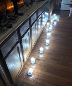 Hanpearl Round E27 White LED Lamp Screw Base Halogen Bulb Holder Converter Light Bulb Base Lamp Socket Adapter (10 pcs) 20 71bsWFog9L