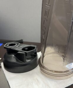 HELIMIX 2.0 Vortex Blender Shaker Bottle Holds Upto 28oz | No Blending Ball or Whisk | USA Made | Portable Pre Workout Whey Protein Drink Shaker Cup | Mixes Cocktails Smoothies Shakes | Top Rack Safe 28 oz Black 35 71bskMqQfPL