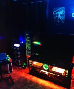 AILBTON Led Strip Lights,60ft Music Sync Color Changing, Built-in Mic,Bluetooth App Control LED Tape Lights with Remote,5050 RGB Rope Light Strips 60FT 34 71bsorntLjL