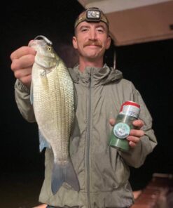 Chill-N-Reel Fishing Can Cooler (from Shark Tank) | Hard Shell Drink Holder with Hand Line Reel Attached | Fits Any Standard Insulator Sleeve or Coozie | Unique Fun Fishing Gift Camo 24 71btHTMrj9L