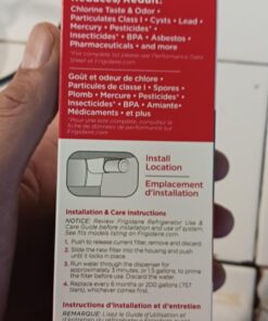 Frigidaire WF3CB Puresource3 Refrigerator Water Filter , White, 1 Count (Pack of 1) WF3CB Water Filter 35 71btZ2QowbL