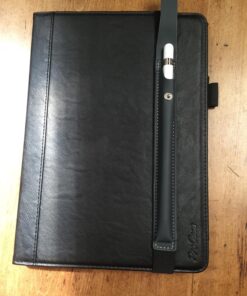 MoKo Pencil Case Fit Apple Pencil (USB-C), Apple Pencil 1st/2nd Generation, Elastic Band Detachable Stylus Pens Pocket Protective Pouch for 9.7"-12.9" Tablet, Space Gray 77 71bthyJzJeL