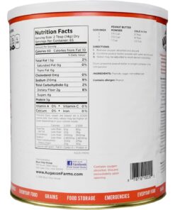 Augason Farms Peanut Butter Powder 2 lbs No. 10 Can 54 71buKHj2uJL
