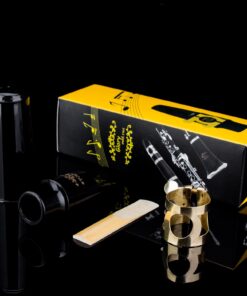 Glory Alto Saxophone Mouthpiece Kit with Ligature,one reed and Plastic Cap-Gold 15 71bv4cJZe8L