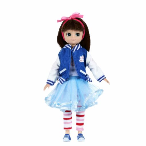 Lottie Rockabilly Doll in Vintage Style Doll Jacket | Great Gifts for Girls & Boys Age 6 and Up