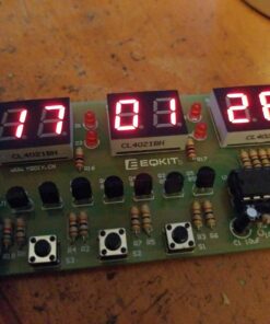 IS Soldering Project Clock, Icstation 6-Bit Digital Clock Soldering Kit DIY Soldering Practice for School Science Projects Student STEM Learning Teaching 52 71bxxzyby L