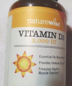 NatureWise Vitamin D3 2000iu (50 mcg) Healthy Muscle Function, and Immune Support, Non-GMO, Gluten Free in Cold-Pressed Olive Oil, Packaging Vary ( Mini Softgel), 360 Count(Pack of 1) 360 Count (Pack of 1) 41 71by7iE27sL