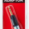 D'Addario Accessories PW-P047AA ¼” Male Balanced to XLR Female Adapter – Adapt a Balanced Signal from XLR to ¼” TRS or Vice Versa – Premium Quality Components for Maximum Power and Signal Transfer Black 118 71byWN7SpLL