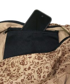 Thai Hippie Bag Elephant Sling Crossbody Bag Purse Zip Handmade Color Light Brown 10 71bzT vDKRL