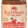 Kauffman's Fruit Farm Homemade Apple Butter Spread, Plain, 8.5 Oz. (Pack of 2) 8.5 Ounce (Pack of 2)