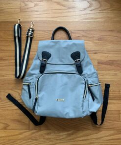 VS VOGSHOW Diaper Bag Backpack, Multifunction Stylish Travel Baby Bag Backpack with Crossbody Strap, Maternity Nappy Bag Gray 96 71bzm93C1LL