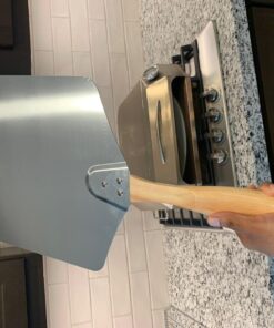 Onlyfire Stainless Steel Pizza Oven Kit for Gas Grill, Charcoal Grill and Propane, Portable Grill Top Pizza Oven Kit Baking Tools Including Pizza Stone, Pizza Peel & Thermometer 29 71c K3EgPrL