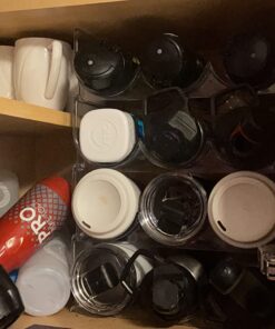 mDesign Plastic Free-Standing Stackable 3 Bottle Storage Holder Rack - Water, Wine, and Drink Organizer Shelf for Kitchen Countertop, Cabinet, Pantry, Fridge, Freezer, 4 Pack - Clear Pack of 4 35 71c dQjSTbL