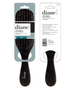 Diane 100% Boar Bristle Wave Brush for Men and Women – Soft Bristles for Fine to Medium Hair – Use for Detangling, Smoothing, Wave Styles, Soft on Scalp, Restore Shine and Texture 25 71c tRqll9L