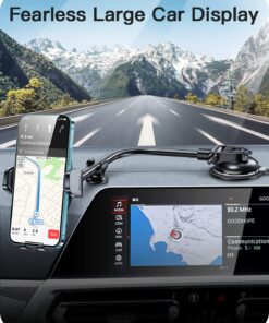 APPS2Car Phone Holder Car Windshield Cellphone Holder for Car with Powerful Suction Cup Anti-Shake Stabilizer Truck Phone Holder Mount for Car Dashboard/Window Compatible with Thick Case & Large Phone Black 24 71c0CMRKGvL 2