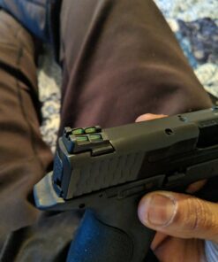 HIVIZ unisex adult Handgun HiViz SW2014 Interchangeable Style Front Sight for Smith Wesson M P Full Size, Green, Red, and White, One Size US 54 71c17jeu8eL