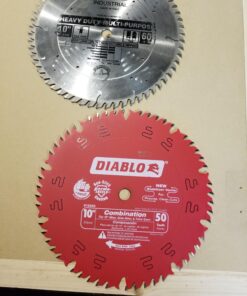 Diablo by Freud "Freud D1050X Diablo 10"" 50-tooth ATB Combo Saw Blade w/5/8"" Arbor&PermaShield" Carbide 28 71c1RON1aL 3