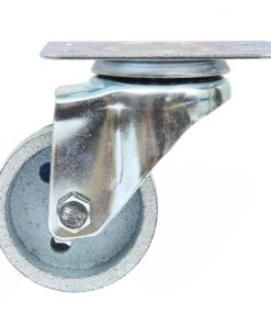 4 All Steel Swivel Plate Caster Wheels Heavy Duty High-gauge Steel Gray (2" METAL SWIVEL CASTER (GRAY) - No Brake) 2" METAL SWIVEL CASTER (GRAY) 11 71c1XsZqYLL