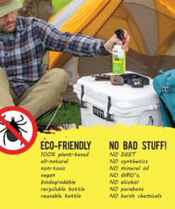 Yaya Organics Tick Ban | Extra Strength Tick Repellent Made with Essential Oils and All Natural, DEET Free Ingredients | Proven Effective, Safe for Adults, Kids and Dogs | 16 Ounce (2 Pack) 14 71c1kKNcnDS