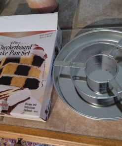 Norpro - 3813 Norpro Checkerboard Cake Pan Set, One Size, as shown 35 71c1xCHgy5L