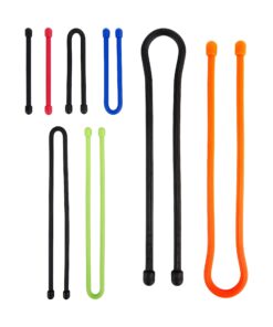 Alternative view of Nite Ize Original Gear Tie - Assorted Length Reusable Rubber Twist Tie - Reusable Gear Ties - Electric Cord Organizers - Twist Ties for Cords - Reusable Zip Ties - Assorted Colors & Sizes, 8 Pack 8-Pack Assorted