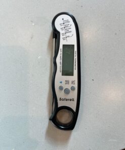 Digital Meat Thermometer, Waterproof Instant Read Food Thermometer for Cooking and Grilling, Kitchen Gadgets, Accessories with Backlight & Calibration for Candy, BBQ Grill, Liquids, Beef, Turkey… Black - Sliver 35 71c370ipPML