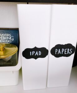 Amazon Basics Rectangular Plastic Desk Organizer, Magazine Rack, White, 2-Pack Magazine Rack, 2-Pack 33 71c382WDtPL