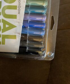 Tombow 56169 Dual Brush Pen Art Markers, Landscape, 10-Pack. Blendable, Brush and Fine Tip Markers 10 Count (Pack of 1) 44 71c3DqxGDhL