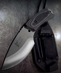 Alternative view of MTech USA Xtreme – Fixed Blade Knife – Brushed Finish Stainless Steel Blade with Black Micarta Handle and Kydex Sheath, Full Tang Construction, EDC, Tactical – MX-8035, 7-Inch Overall