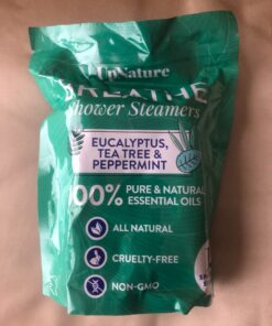 UpNature Shower Steamers Aromatherapy, Breathe 12pcs - Eucalyptus Shower Steamer with 100% Pure Natural Eucalyptus, Tea Tree & Peppermint Essential Oil Vapor Shower Tablets for Sinus Relief Breathe Easy 27 71c55gSrwzL