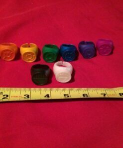 Green Lantern Blackest Night / Brightest Day Set of 9 Power Rings White/Red/Orange/Yellow/Green/Blue/Indigo/Violet/Black by DC Comics 25 71c5BiHBlrL