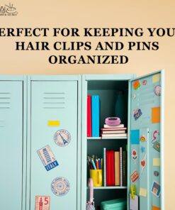 HairpinPal Magnetic Bobby Pin Holder - Easy Hair Clip and Pin Collector - Manage Hair Clips - Keeps Rooms Tidy - Sea Foam Teal - Made in the USA 21 71c5HeW4ixL