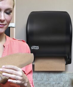 Tork Paper Towel Roll Natural - Universal Hand Roll, Natural Paper Towels with Brown Tissues made of 100% Recycled Fiber, 6 Rolls x 800 ft, Compatible with H21 Dispenser, RK800E 6 Count (Pack of 1) 13 71c62LeIuL