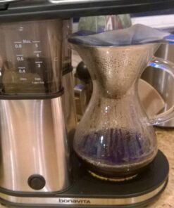 Bonavita 5 Cup Drip Coffee Maker Machine, One-Touch Pour Over Brewing w/Double Wall Thermal Carafe, SCA Certified, 1100 Watt, BPA Free, Dishwasher Safe, Stainless Steel, BV1500TS 41 71c6nKhvjaL