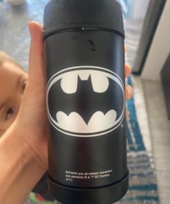 THERMOS FUNTAINER 12 Ounce Stainless Steel Kids Bottle, Batman Assorted 20 71c6pmTRduL
