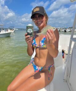 Chill-N-Reel Fishing Can Cooler (from Shark Tank) | Hard Shell Drink Holder with Hand Line Reel Attached | Fits Any Standard Insulator Sleeve or Coozie | Unique Fun Fishing Gift Camo 22 71c6rpnnUXL