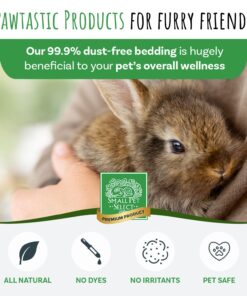 Small Pet Select Premium Small Animal Bedding, Natural Soft Paper Bedding for Small Indoor and Outdoor Pets, Made in USA, Jumbo Size 178 L Pack 29 71c6vH0PNkL
