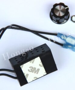 Alternative view of Hongso Fireplace Stove Blower Fan Variable Rheostat Speed On/Off Switch Ctrl with 2 Male Connectors, Fireplace Fan Speed Control