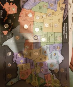 State Quarter Map (US State Quarter Series) 28 71c7TOmhncL