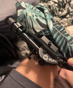 CVLIFE 6-9 Inches Bipod Picatinny Bipod with Adapter Black 41 71c7mEJvkrL