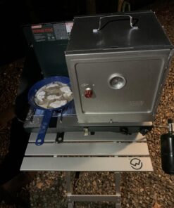 Coleman Portable Camping Oven with Thermometer & Adjustable 10 Sq. In. Rack, Designed to Sit on Top of Camp Stoves or Fire 41 71c7mOJwD1L